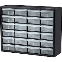 Akro-Mils plastic storage cabinet