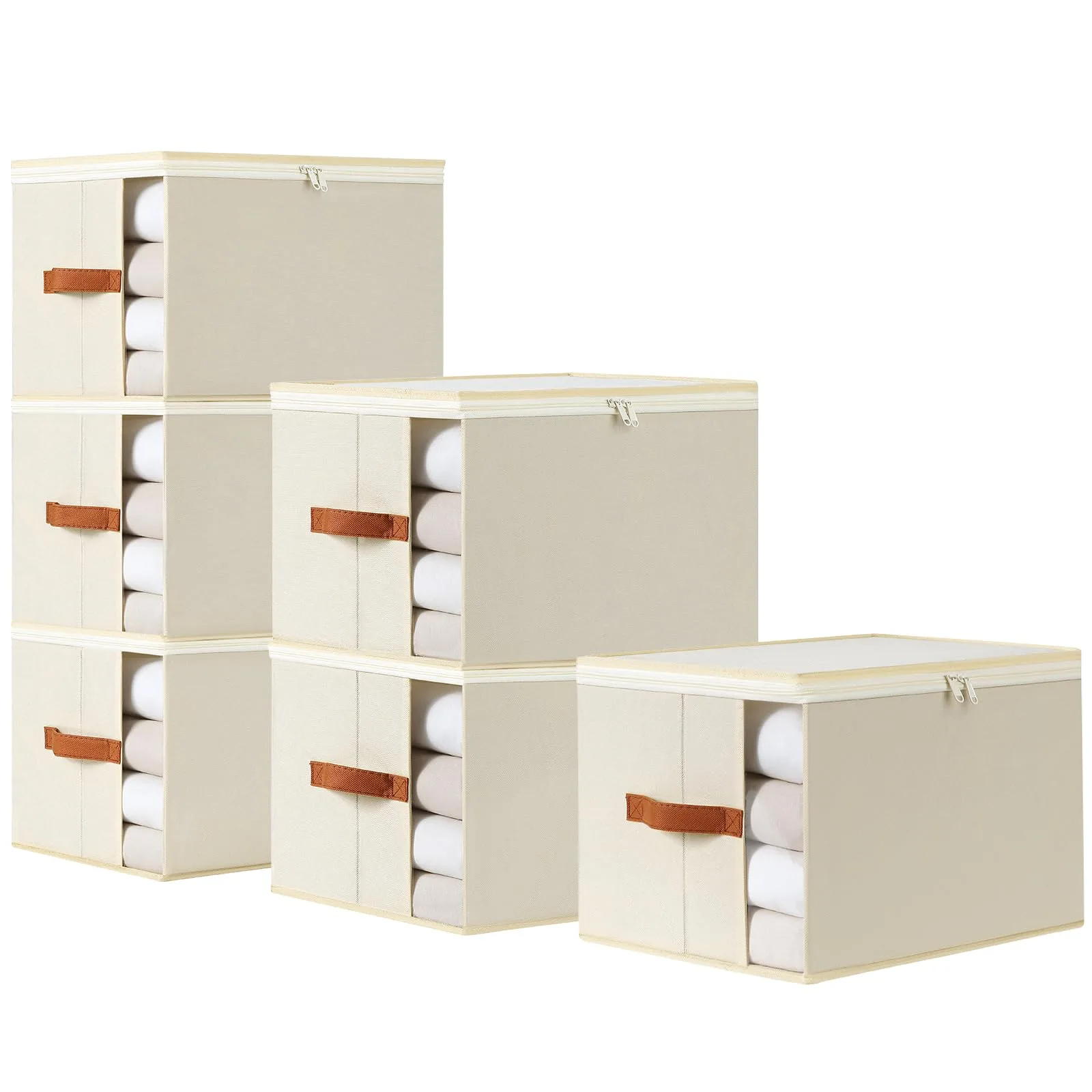 Citylife foldable closet organizer bin image 3