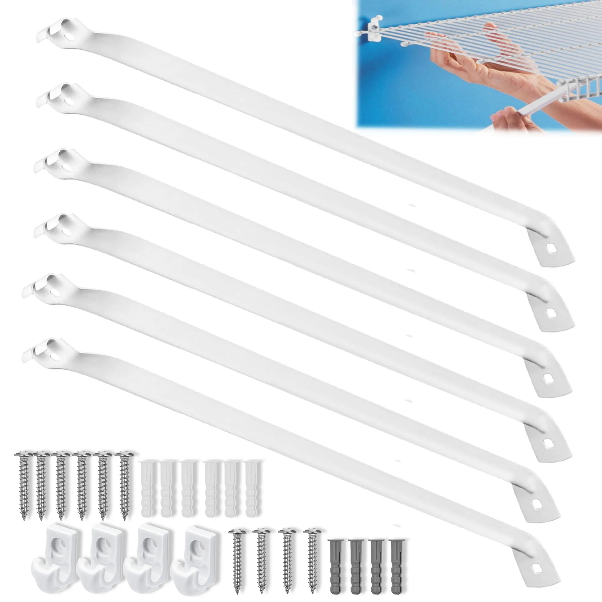 ClosetMaid wire shelf wall unit image 2
