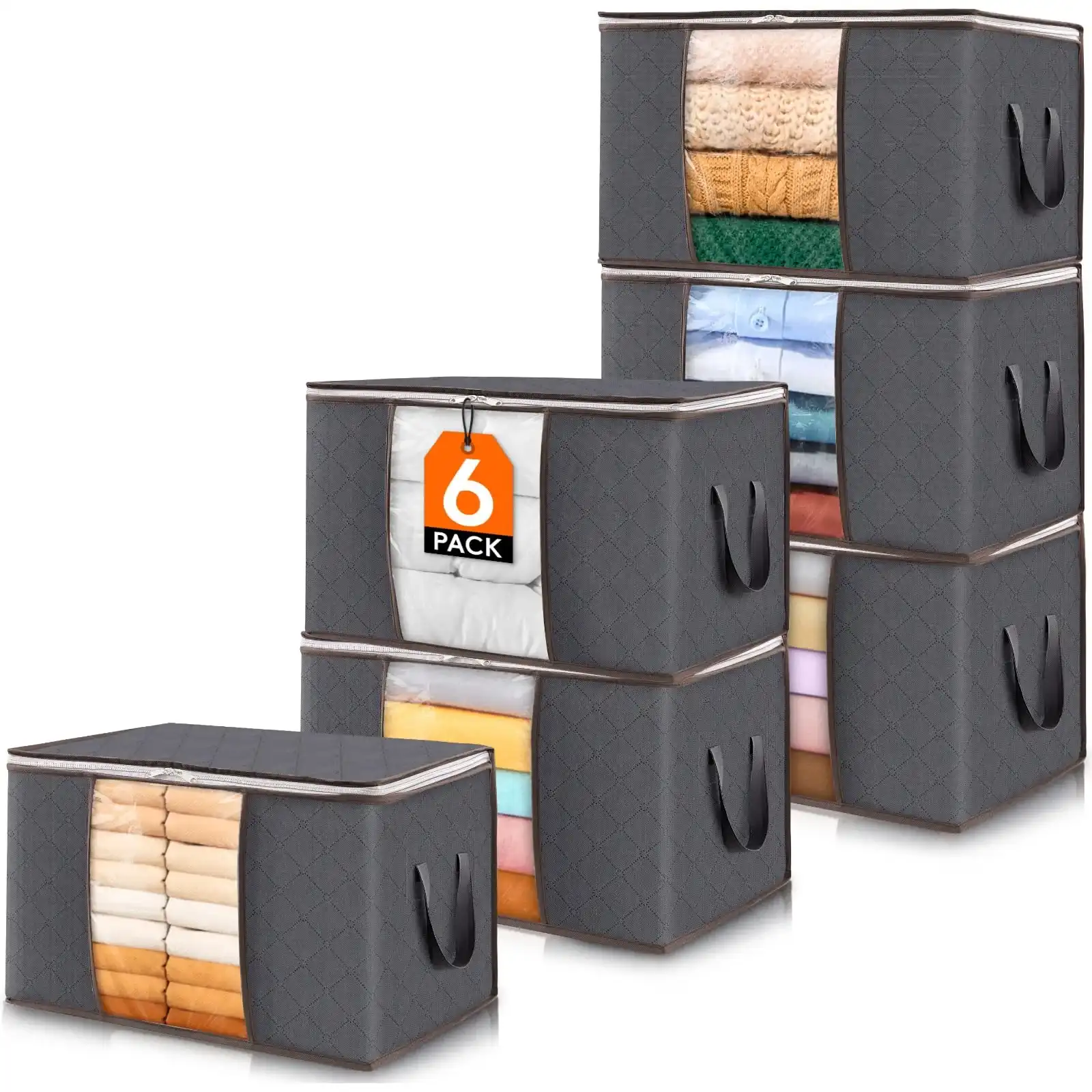 Lifewit foldable fabric storage bin