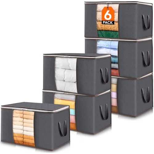 Lifewit foldable fabric storage bin image 3