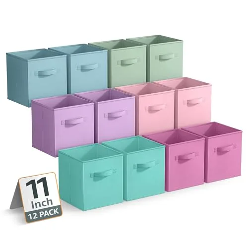Sorbus foldable storage cube bin