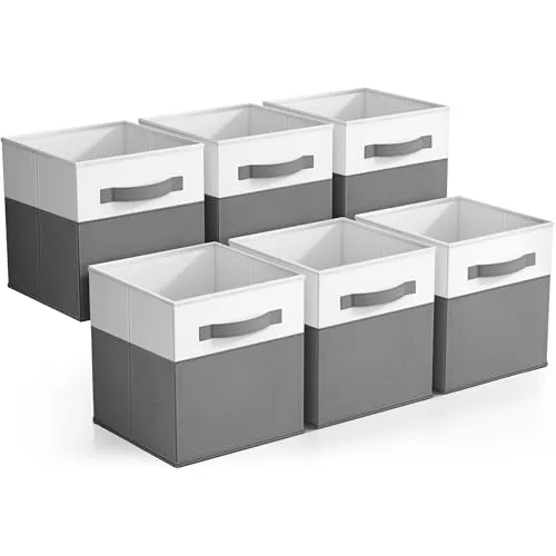 Sorbus foldable storage cube bin image 2