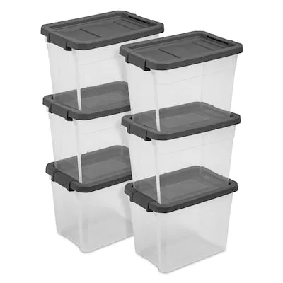 Sterilite stackable storage bin
