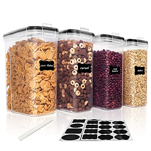 Vtopmart cereal storage container set image 3