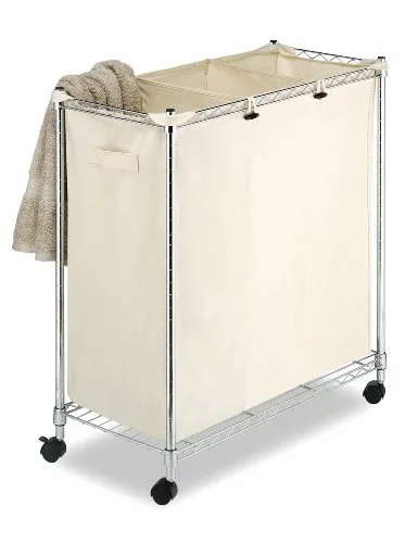 Whitmor rolling laundry cart image 3